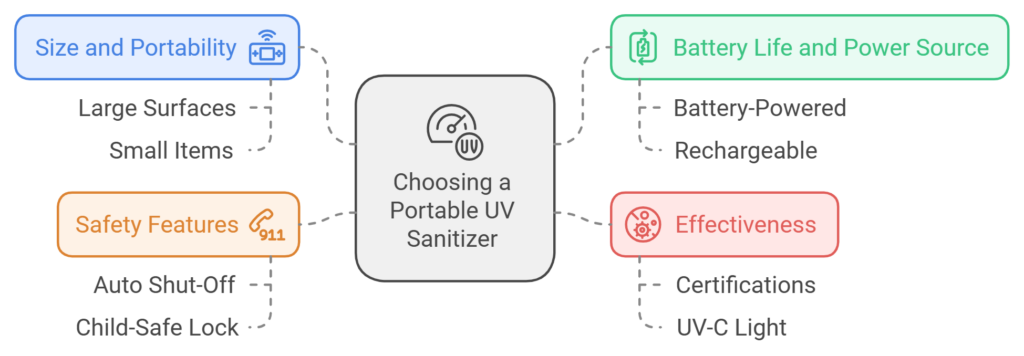 How to choose a best  UV Portable Lamp Sanitizer for Kitchen and home