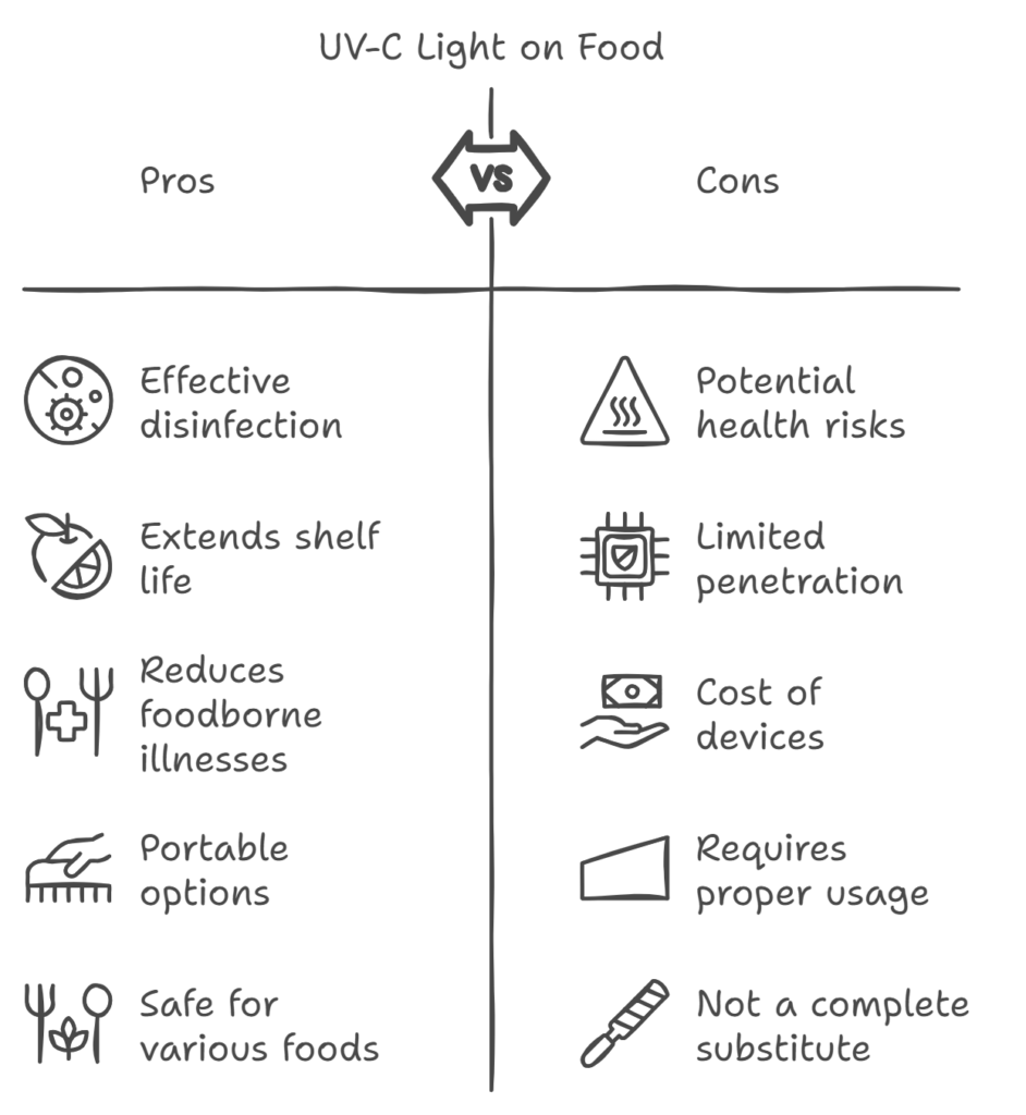 Is UV Light Safe? this picture explains Why We Use UV Light on Food