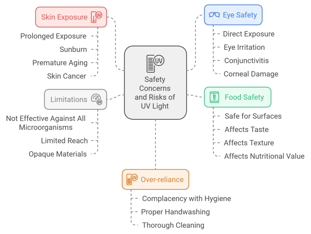 Safety Concerns and Potential Risks of Using UV Light